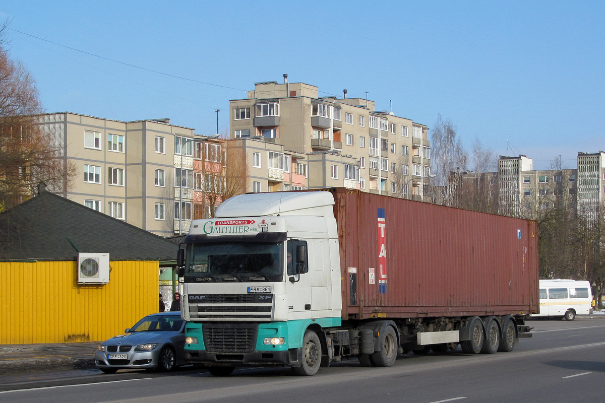 Литва, № FRM 361 — DAF XF95 FT