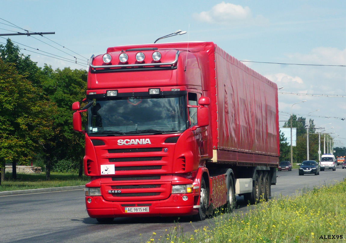 Днепропетровская область, № АЕ 9815 НЕ — Scania ('2004) R420