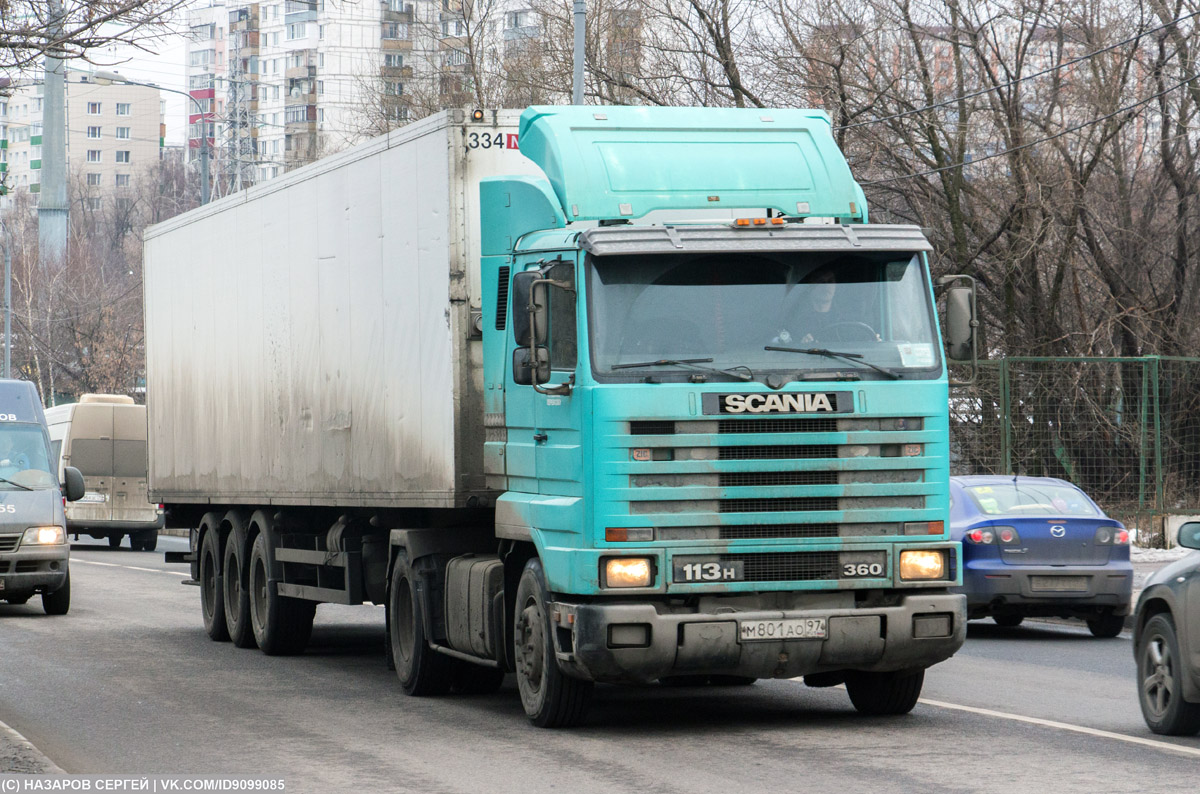 Москва, № М 801 АО 97 — Scania (III) R113H