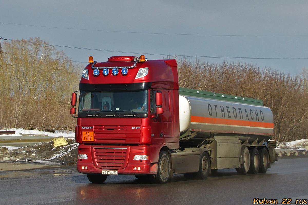 Алтайский край, № У 727 НВ 22 — DAF XF105 FT