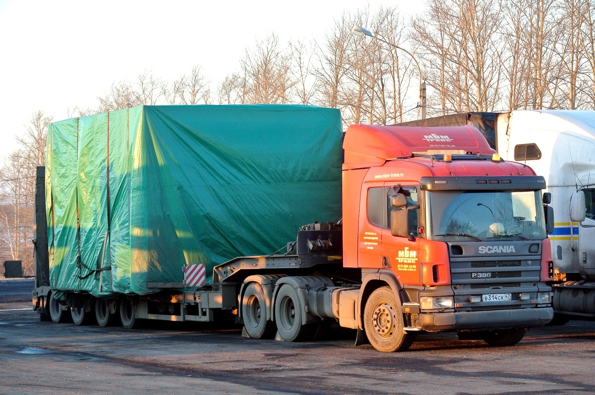 Ленинградская область, № В 314 СК 47 — Scania ('1996) P380