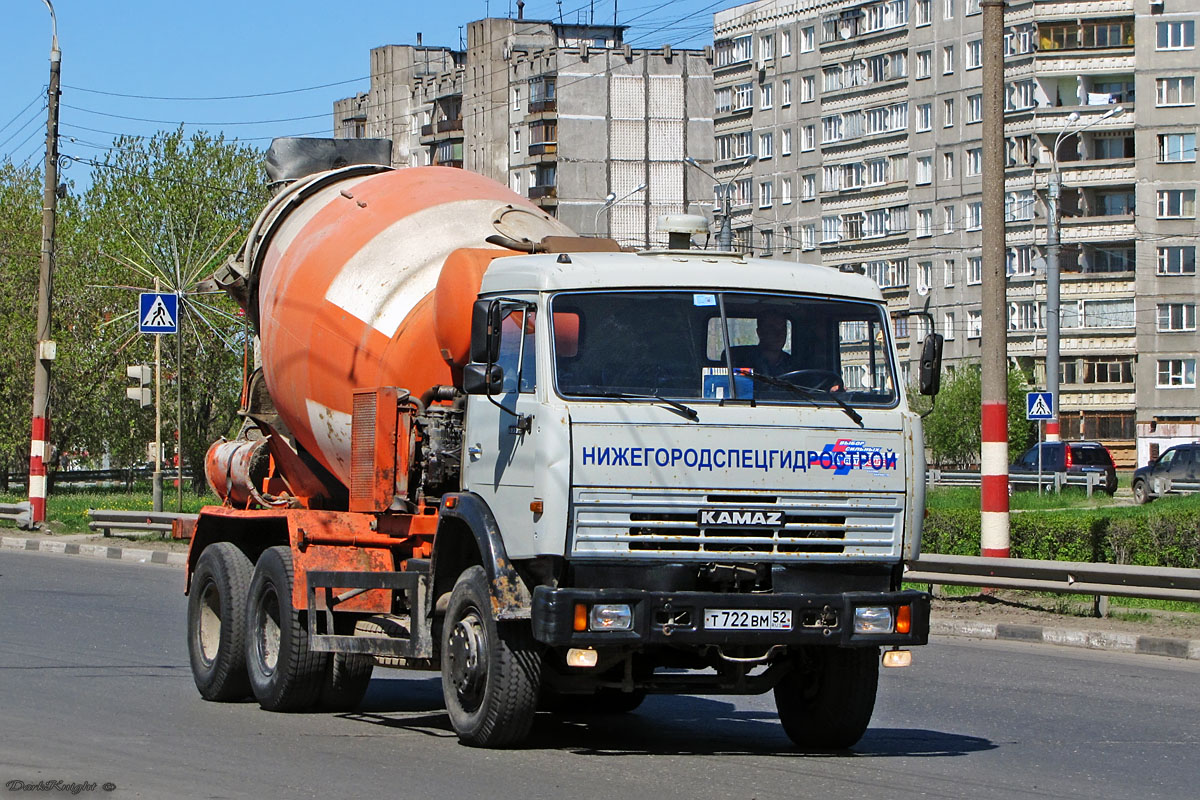 Нижегородская область, № Т 722 ВМ 52 — КамАЗ-53229-15 [53229R]