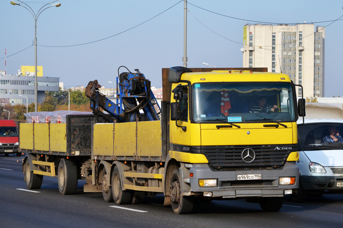 Московская область, № В 969 СО 190 — Mercedes-Benz Actros ('1997) 2531