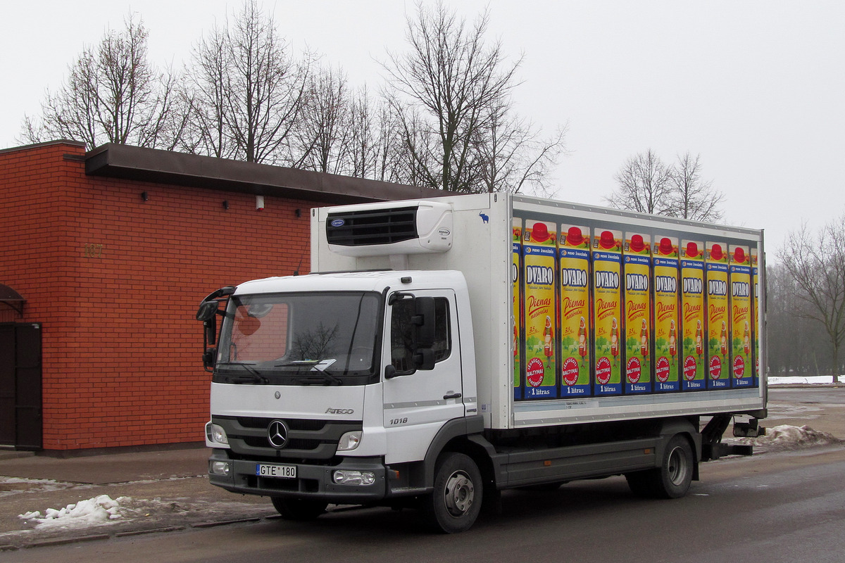 Литва, № GTE 180 — Mercedes-Benz Atego 1018