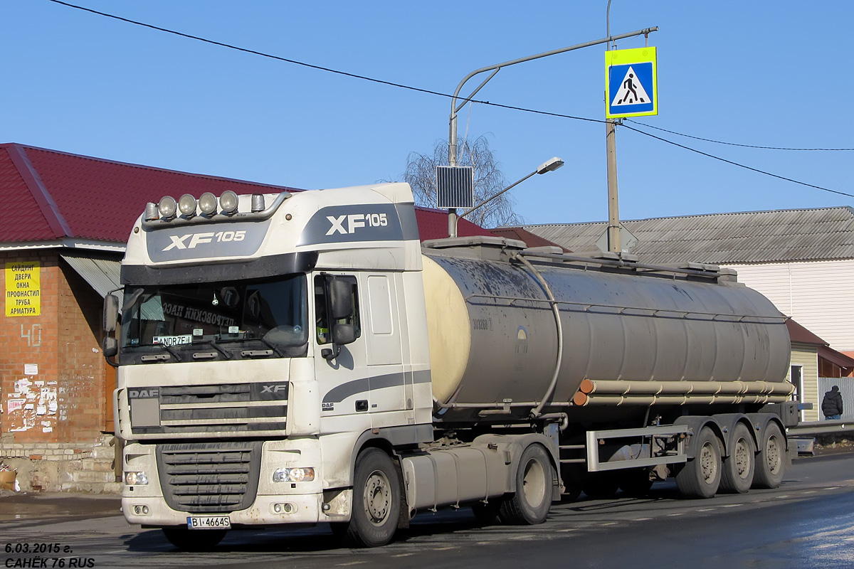 Польша, № BI 4664S — DAF XF105 FT