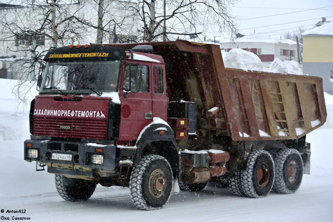 Сахалинская область, № К 524 АХ 65 — IVECO-УралАЗ-6529