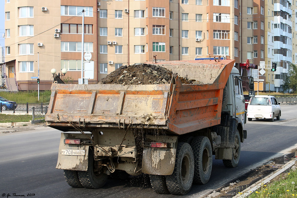 Чувашия, № У 708 НН 21 — КамАЗ-55111-01 [55111A]