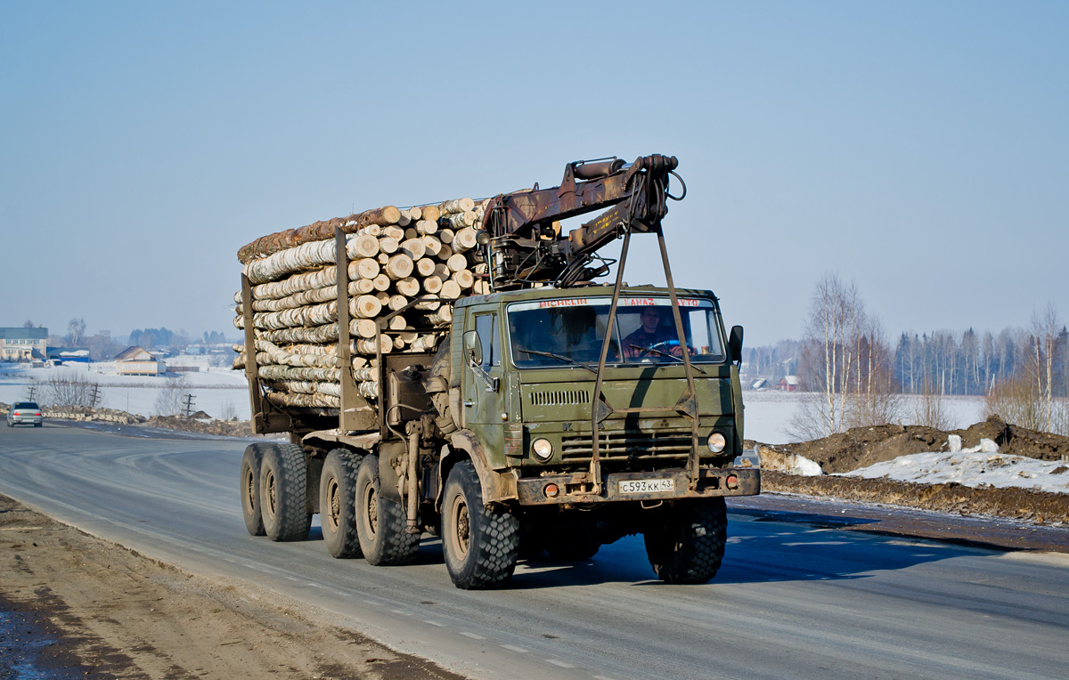 Кировская область, № С 593 КК 43 — КамАЗ-43106