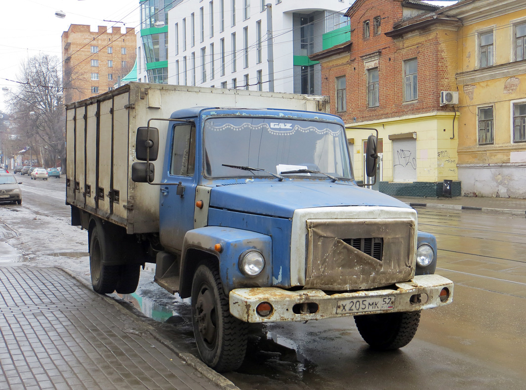 Нижегородская область, № Х 205 МК 52 — ГАЗ-3307