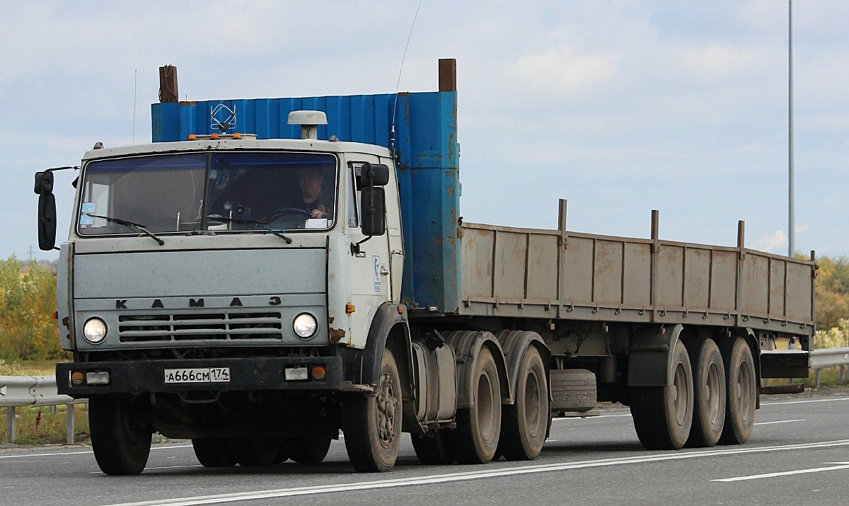 Челябинская область, № А 666 СМ 174 — КамАЗ-5410