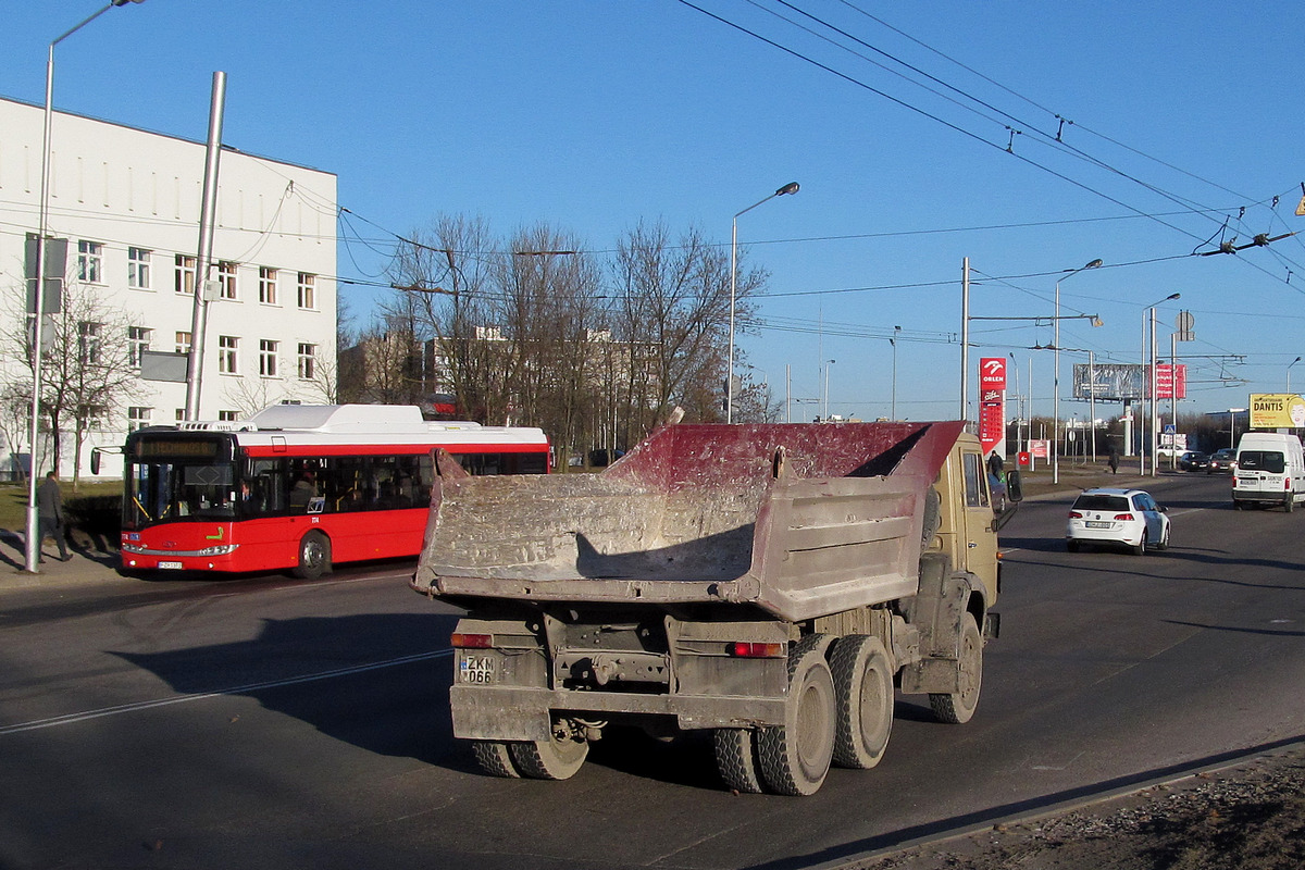 Литва, № ZKM 066 — КамАЗ-55111 (общая модель)