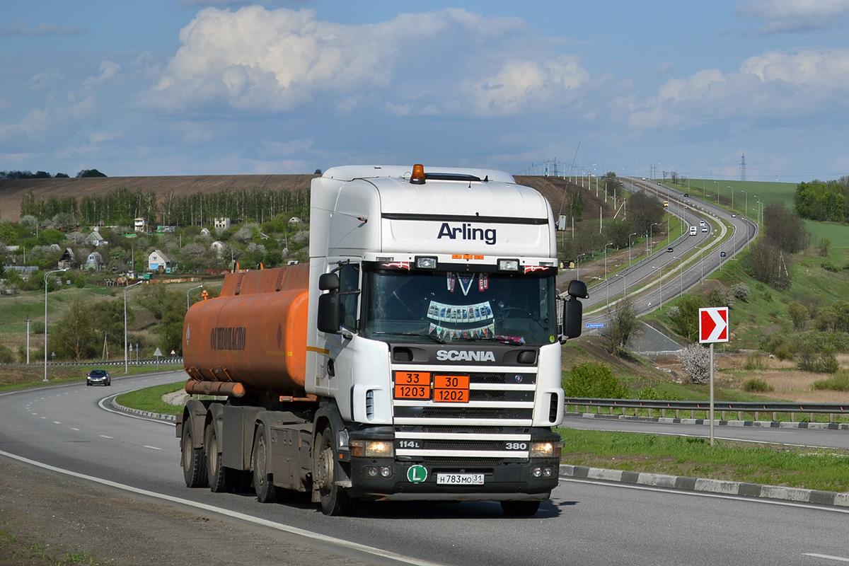 Белгородская область, № Н 783 МО 31 — Scania ('1996) R114L