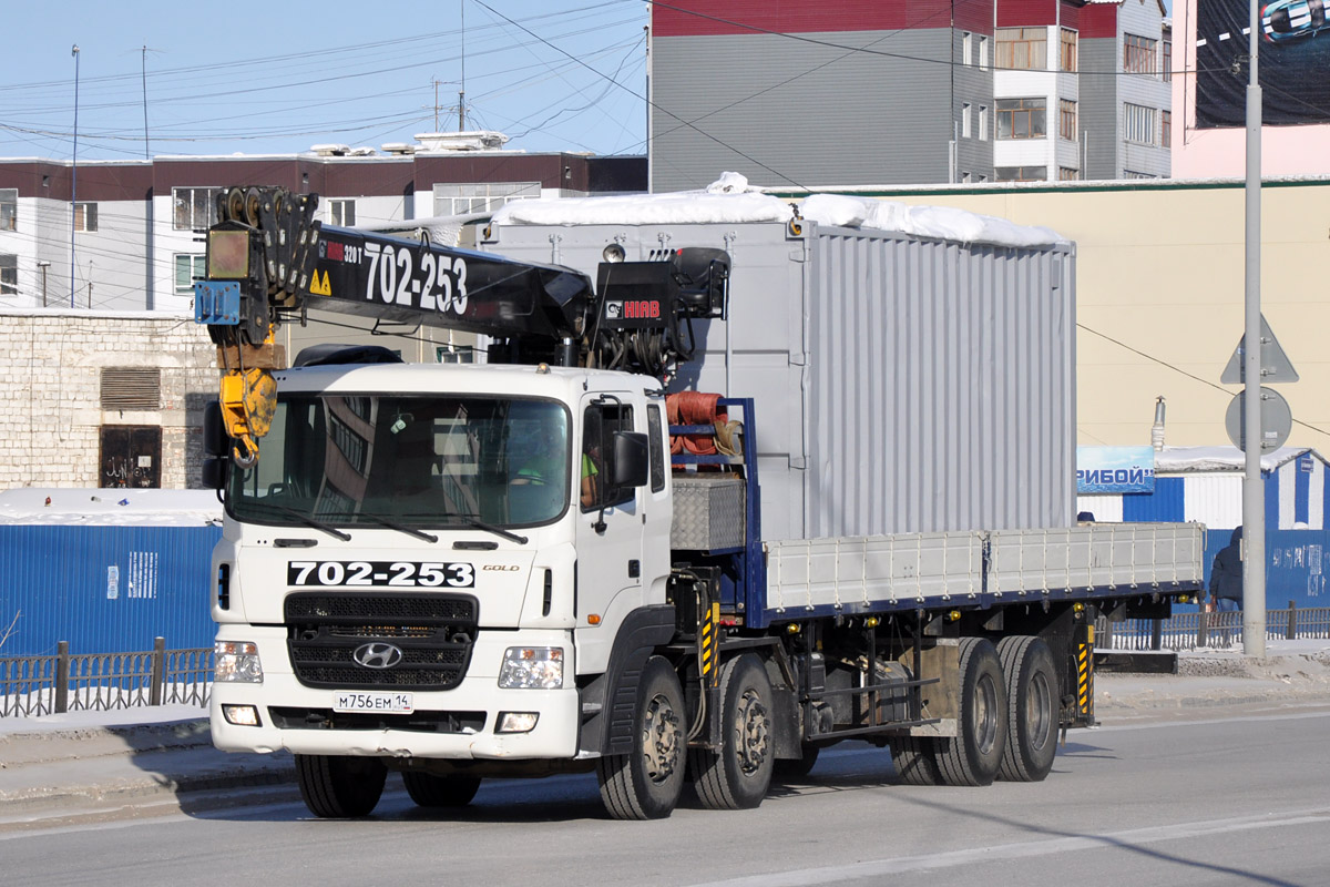 Саха (Якутия), № М 756 ЕМ 14 — Hyundai Power Truck HD320