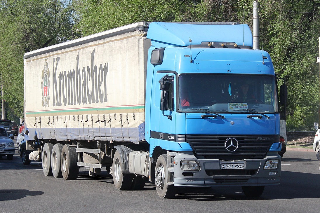 Алматы, № A 227 ZSO — Mercedes-Benz Actros ('1997) 1835