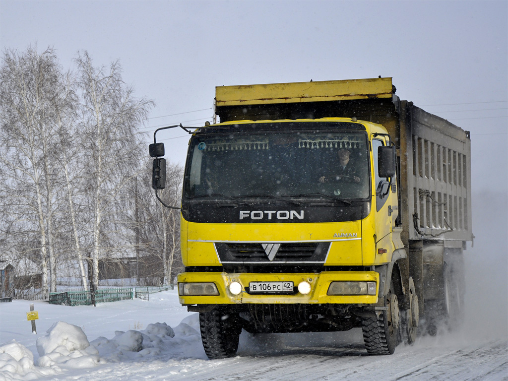 Кемеровская область, № В 106 РС 42 — Foton Auman BJ3311