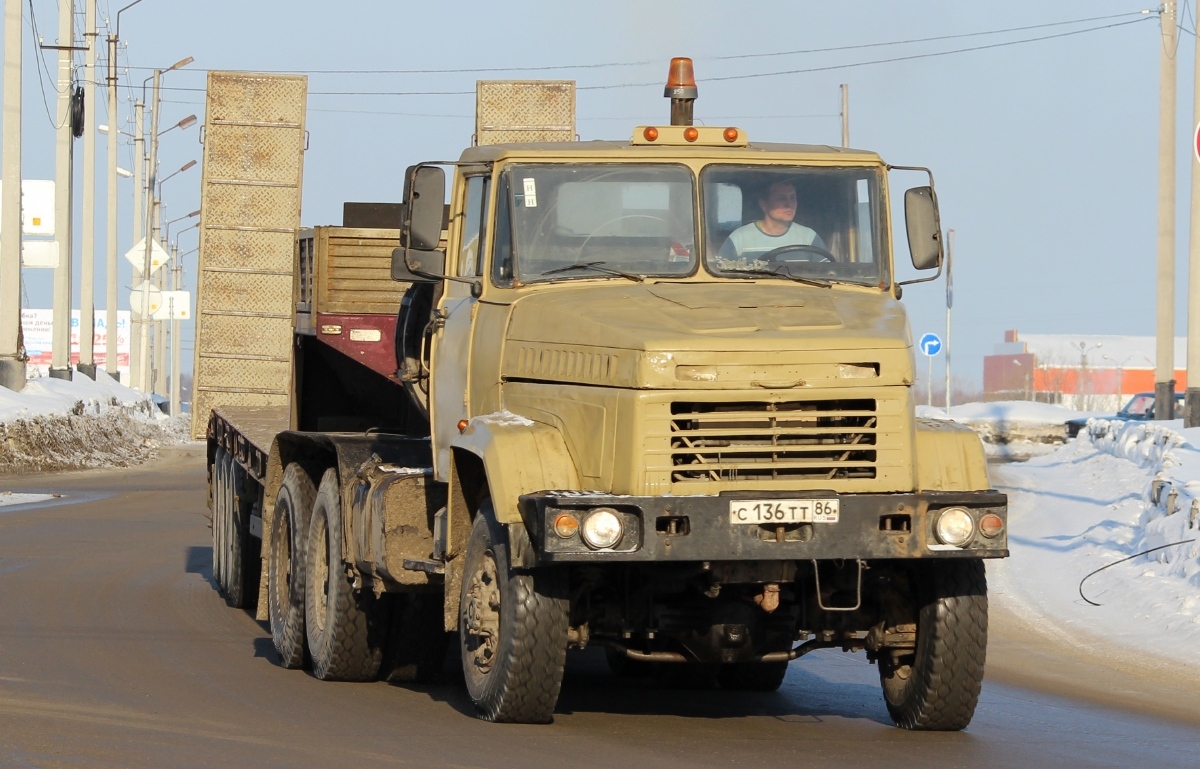 Ханты-Мансийский автоном.округ, № С 136 ТТ 86 — КрАЗ-65032