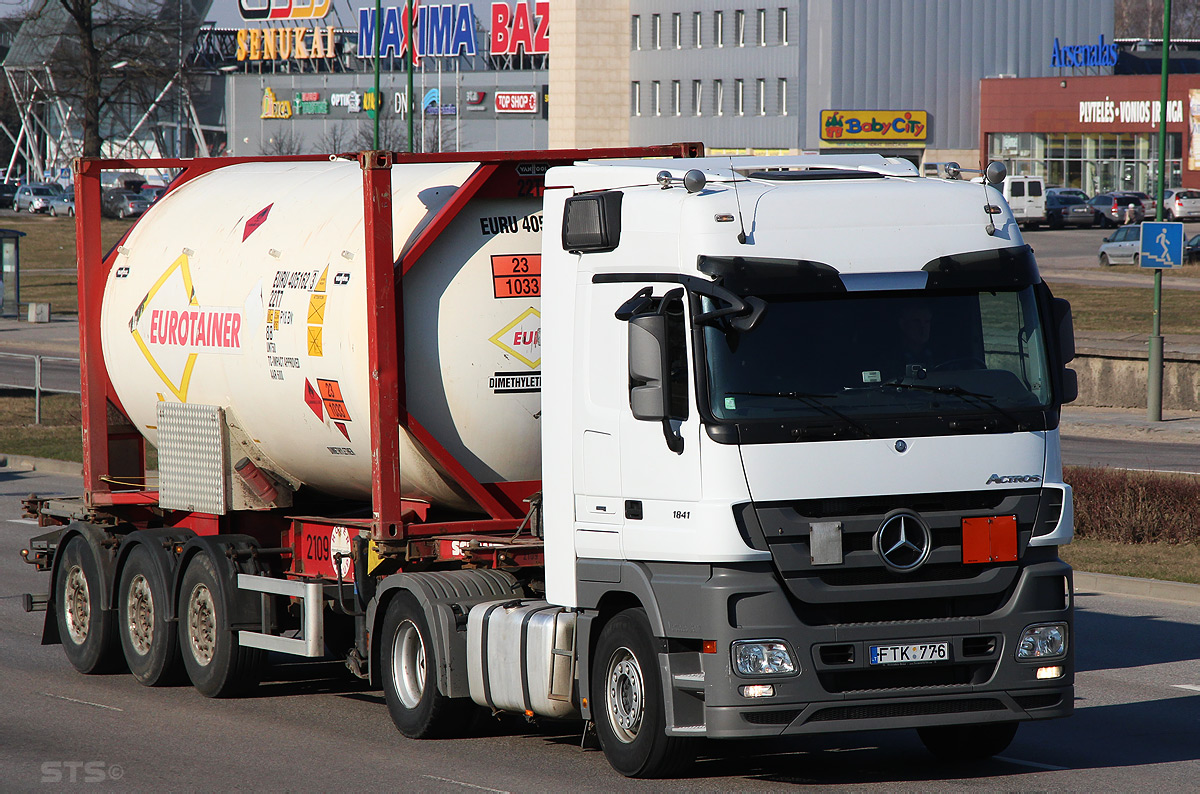 Литва, № FTK 776 — Mercedes-Benz Actros ('2009) 1841