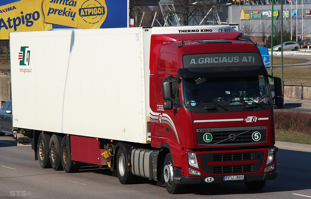 Литва, № FFU 886 — Volvo ('2008) FH.460