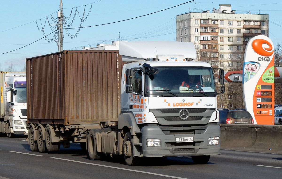 Москва, № Е 293 ВН 777 — Mercedes-Benz Axor 1840 [Z9M]