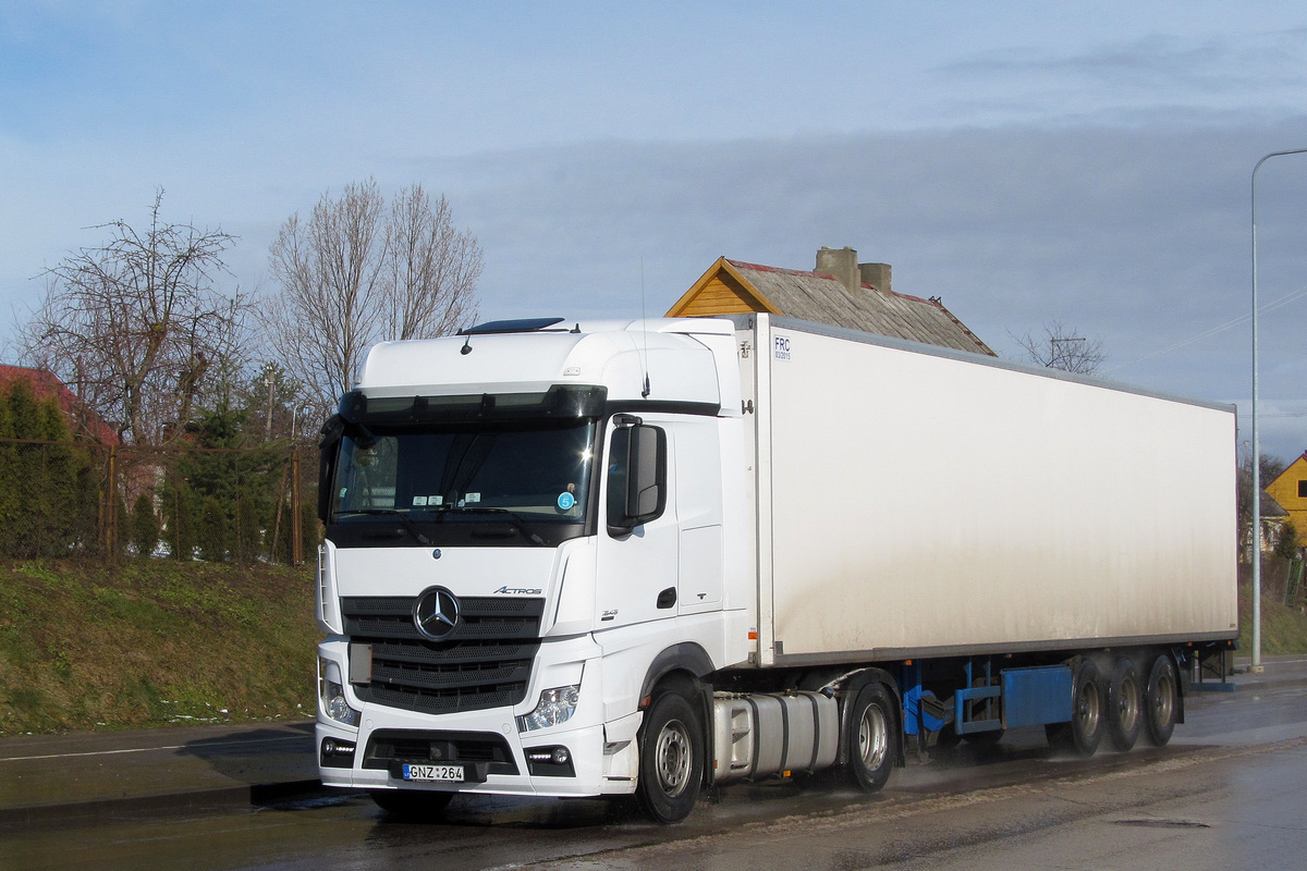 Литва, № GNZ 264 — Mercedes-Benz Actros ('2011) 1845