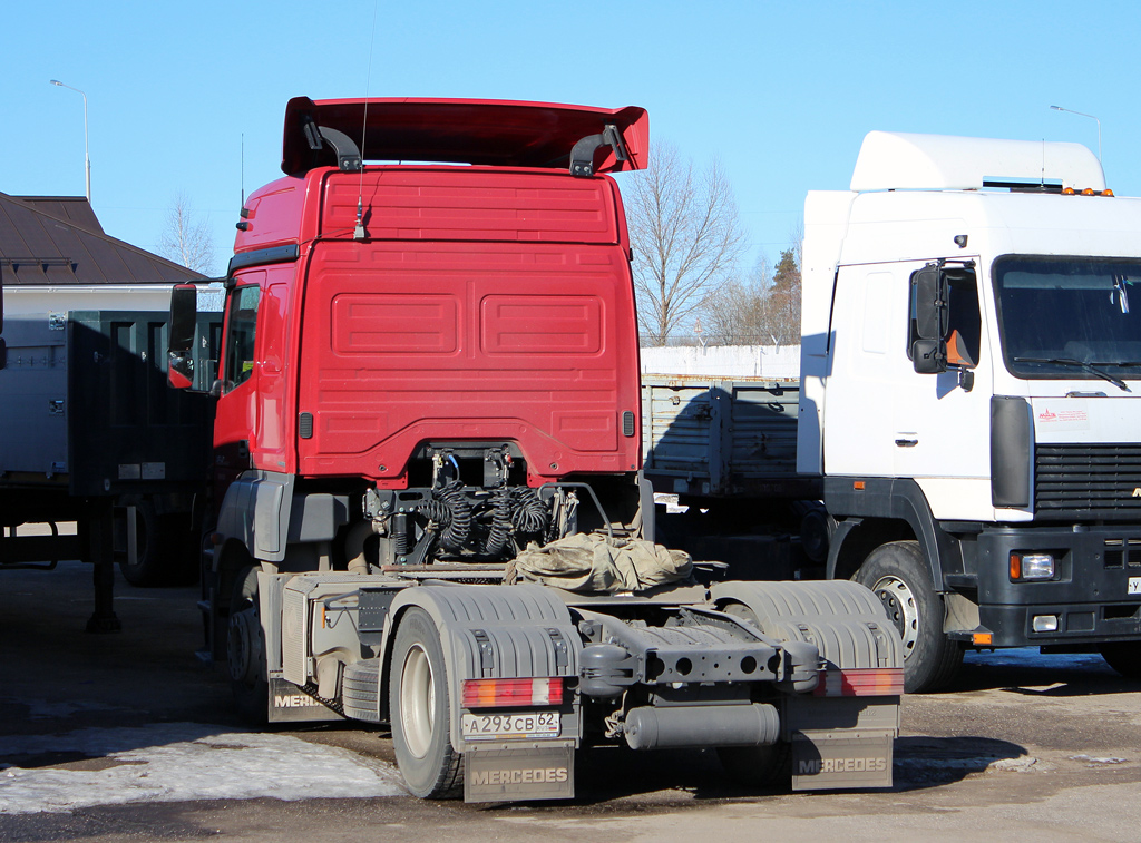 Рязанская область, № А 293 СВ 62 — Mercedes-Benz Axor 1840 [Z9M]