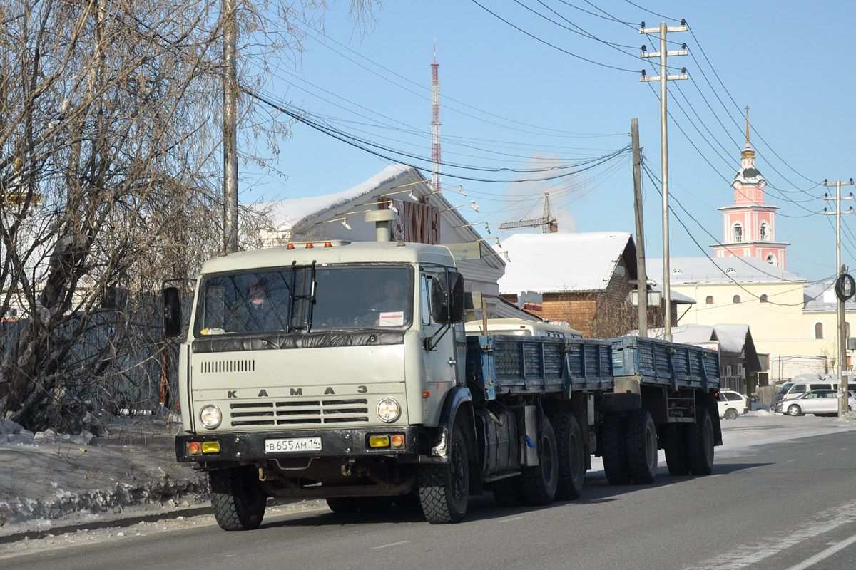 Саха (Якутия), № В 655 АМ 14 — КамАЗ-5320