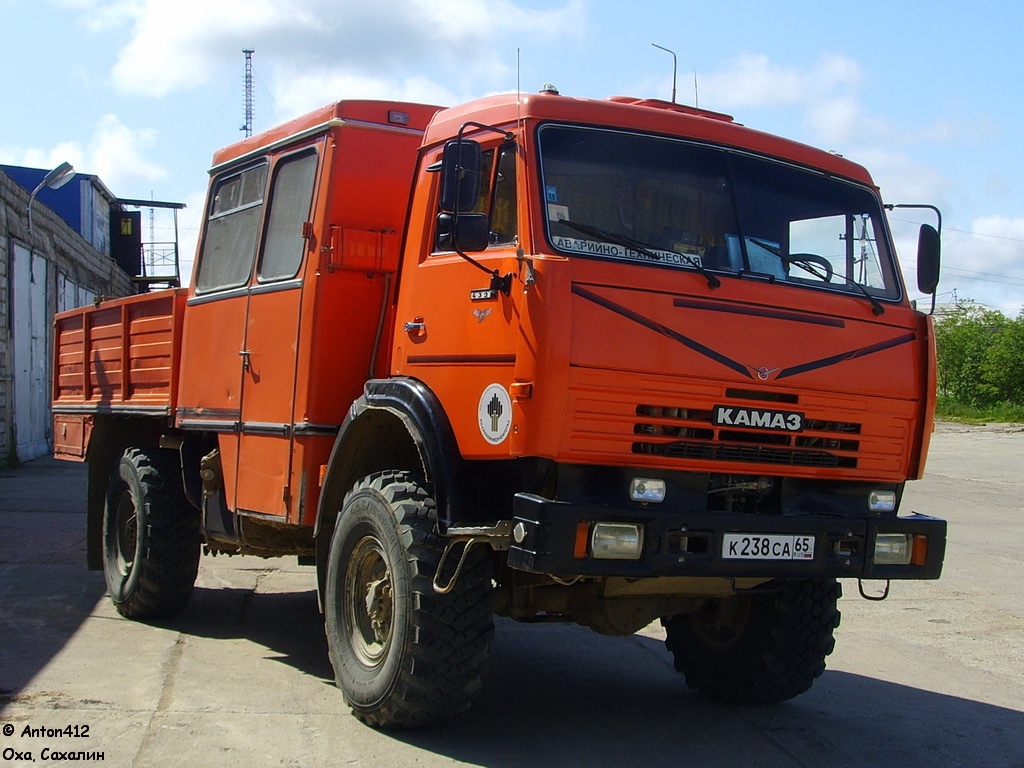 Сахалинская область, № К 238 СА 65 — КамАЗ-4326-15 [43260R]