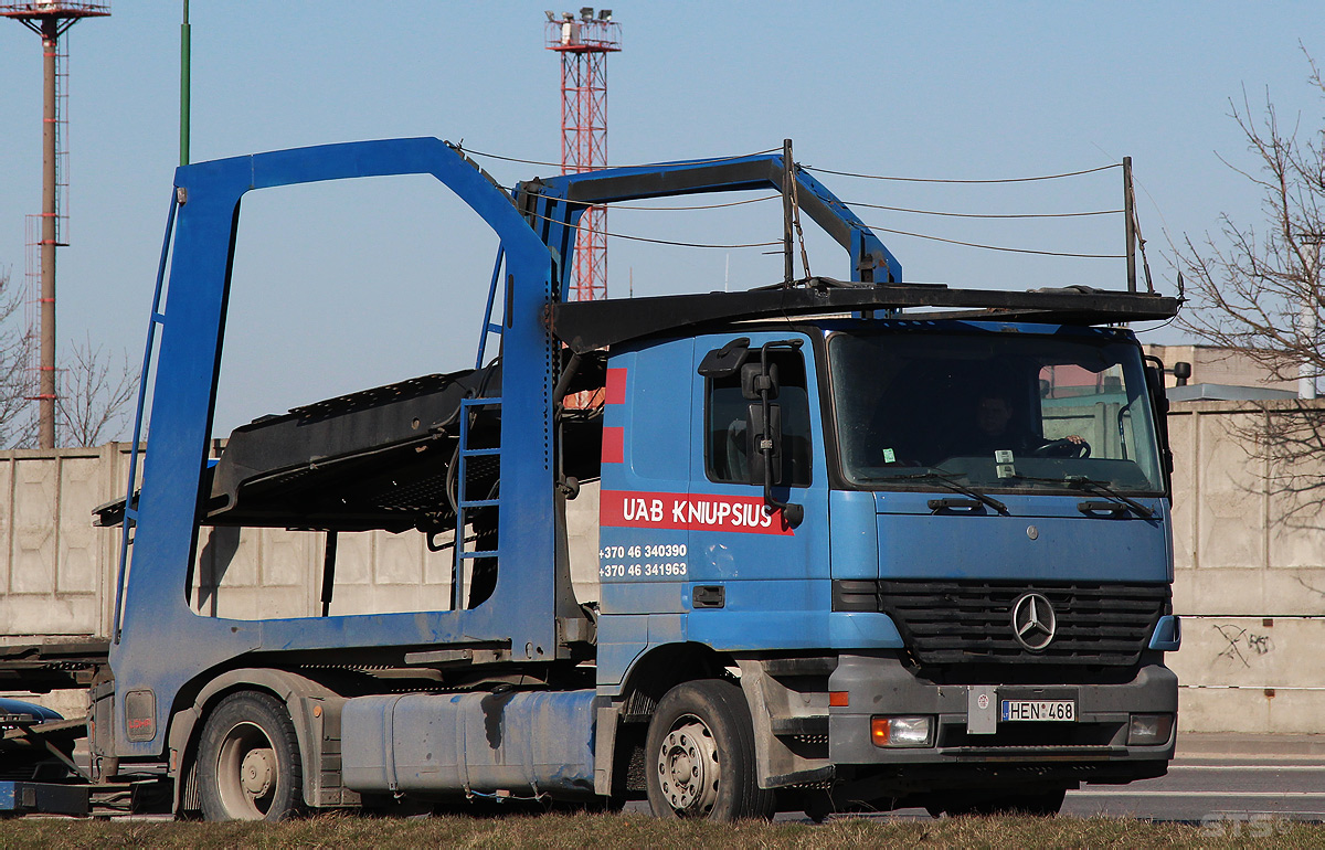 Литва, № HEN 468 — Mercedes-Benz Actros ('1997) 1840