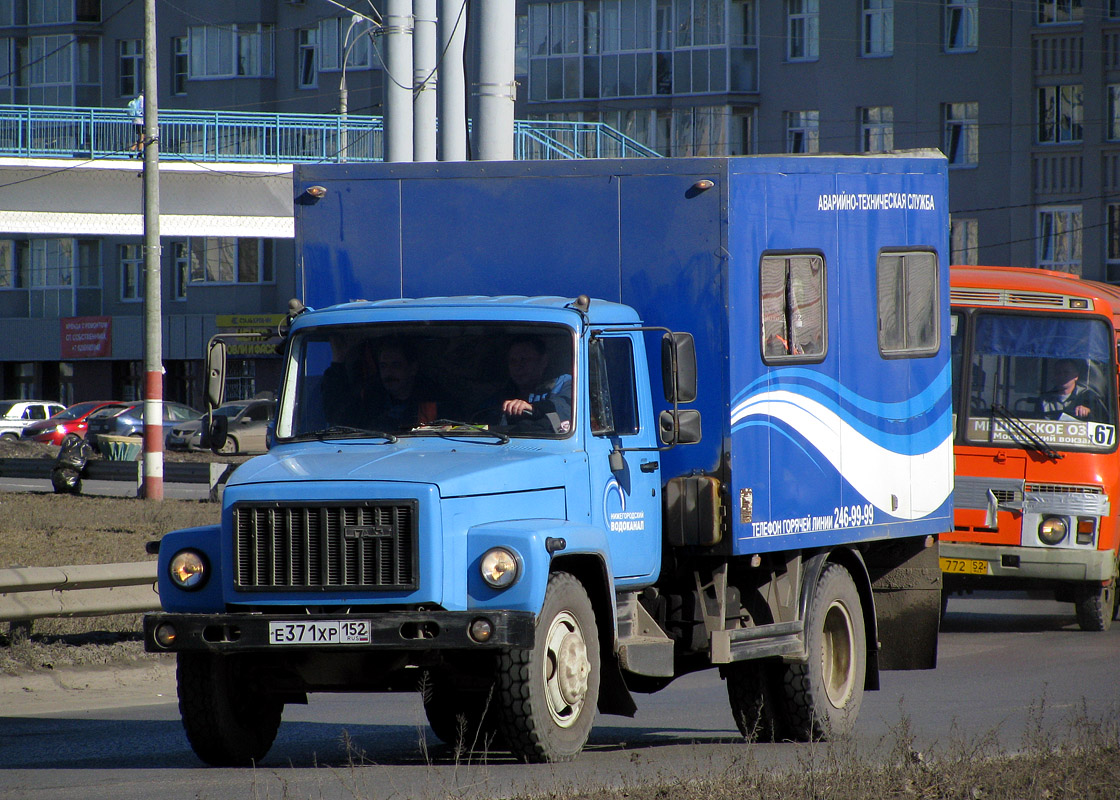 Нижегородская область, № Е 371 ХР 152 — ГАЗ-3309