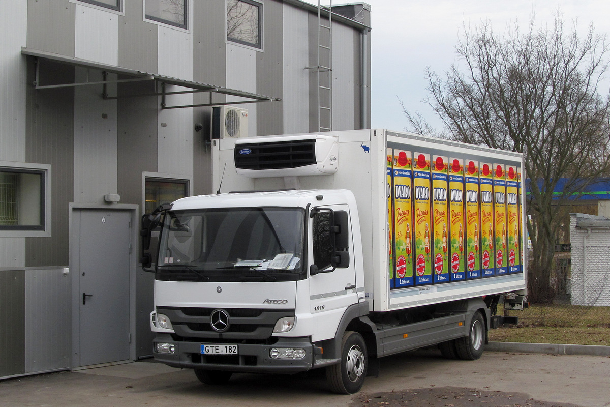 Литва, № GTE 182 — Mercedes-Benz Atego 1018