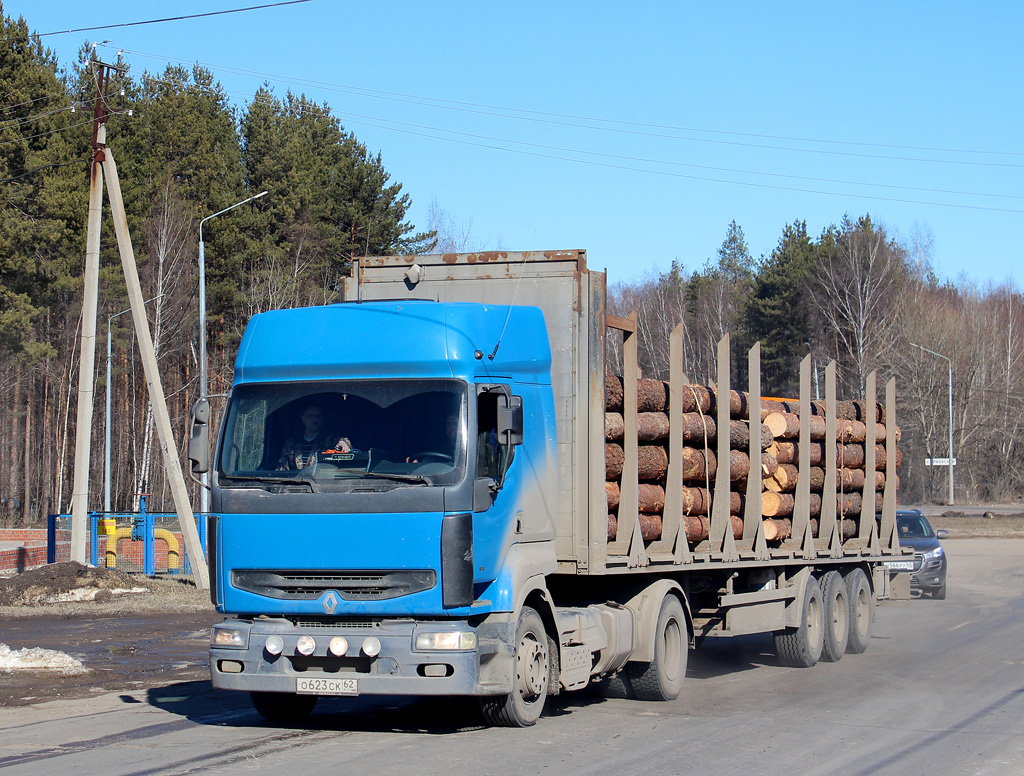 Рязанская область, № О 623 СК 62 — Renault Premium ('1996)