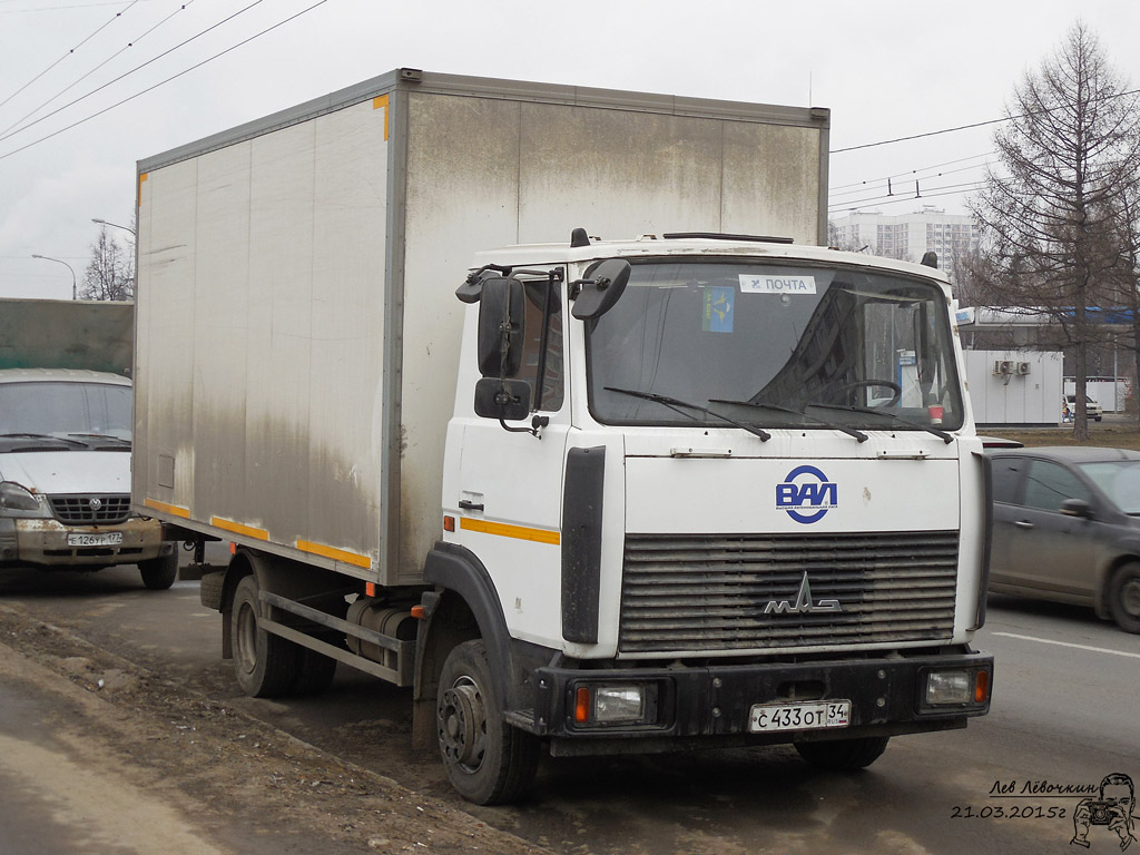 Волгоградская область, № С 433 ОТ 34 — МАЗ-437030 "Зубрёнок"