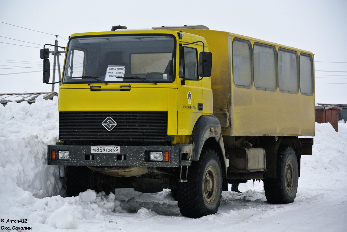 Сахалинская область, № М 859 СВ 65 — Урал-32552-79