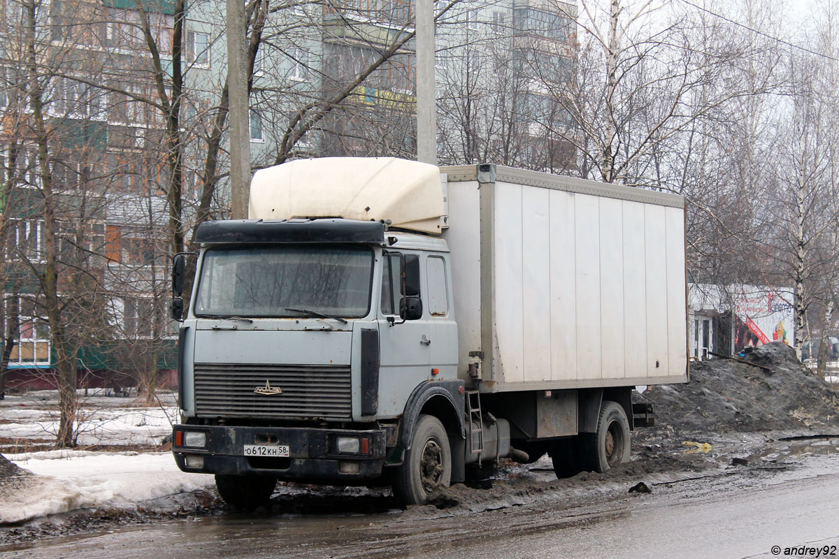 Пензенская область, № О 612 КН 58 — МАЗ-5336 (общая модель)