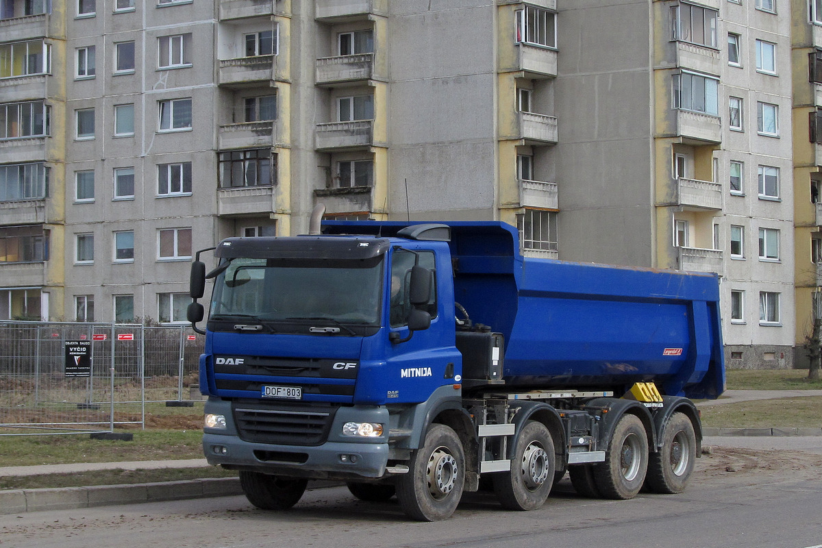 Литва, № DOF 803 — DAF CF85 FAD