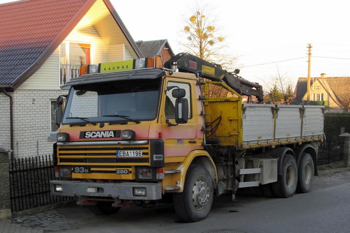 Литва, № EBA 196 — Scania (II) P93H
