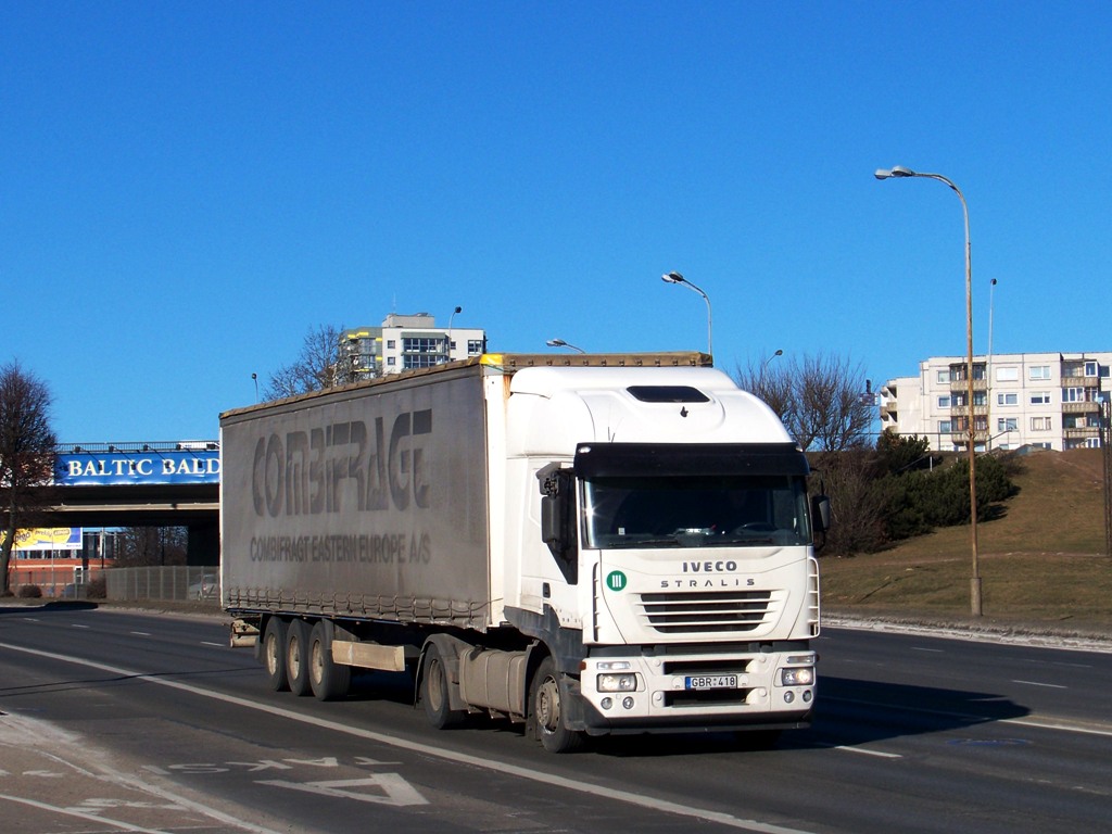 Литва, № GBR 418 — IVECO Stralis ('2002)