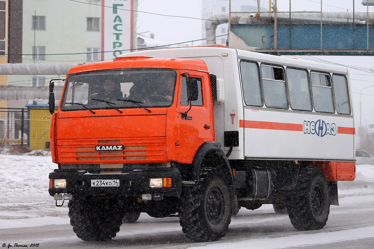 Саха (Якутия), № К 234 КО 14 — КамАЗ-4326-15 [43260R]