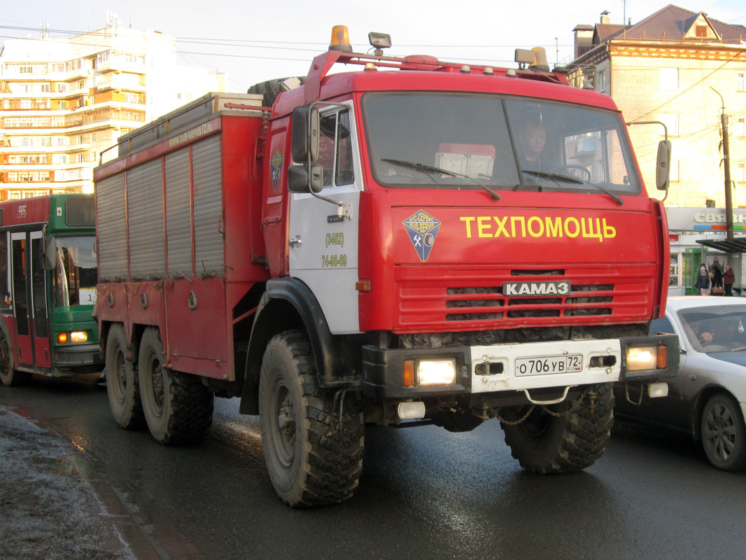 Тюменская область, № О 706 УВ 72 — КамАЗ-43114-02 [43114C]