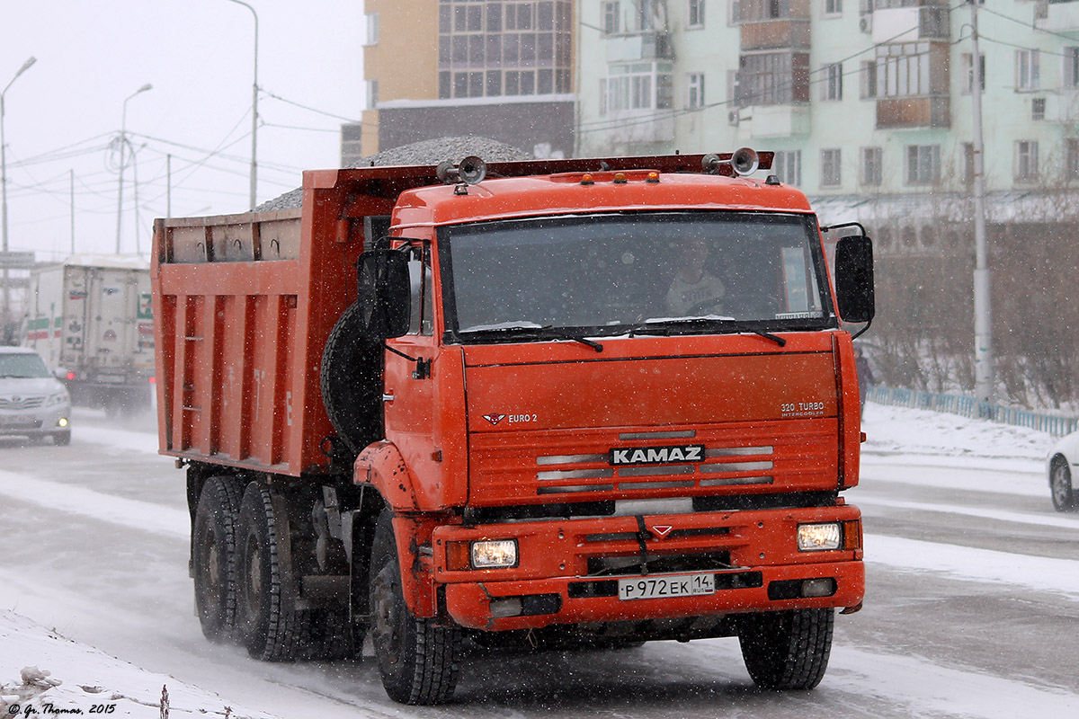 Саха (Якутия), № Р 972 ЕК 14 — КамАЗ-6520 [652000]