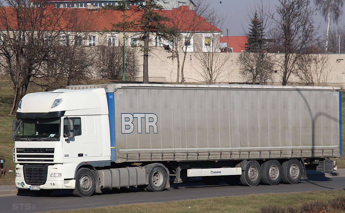 Литва, № HBO 799 — DAF XF105 FT