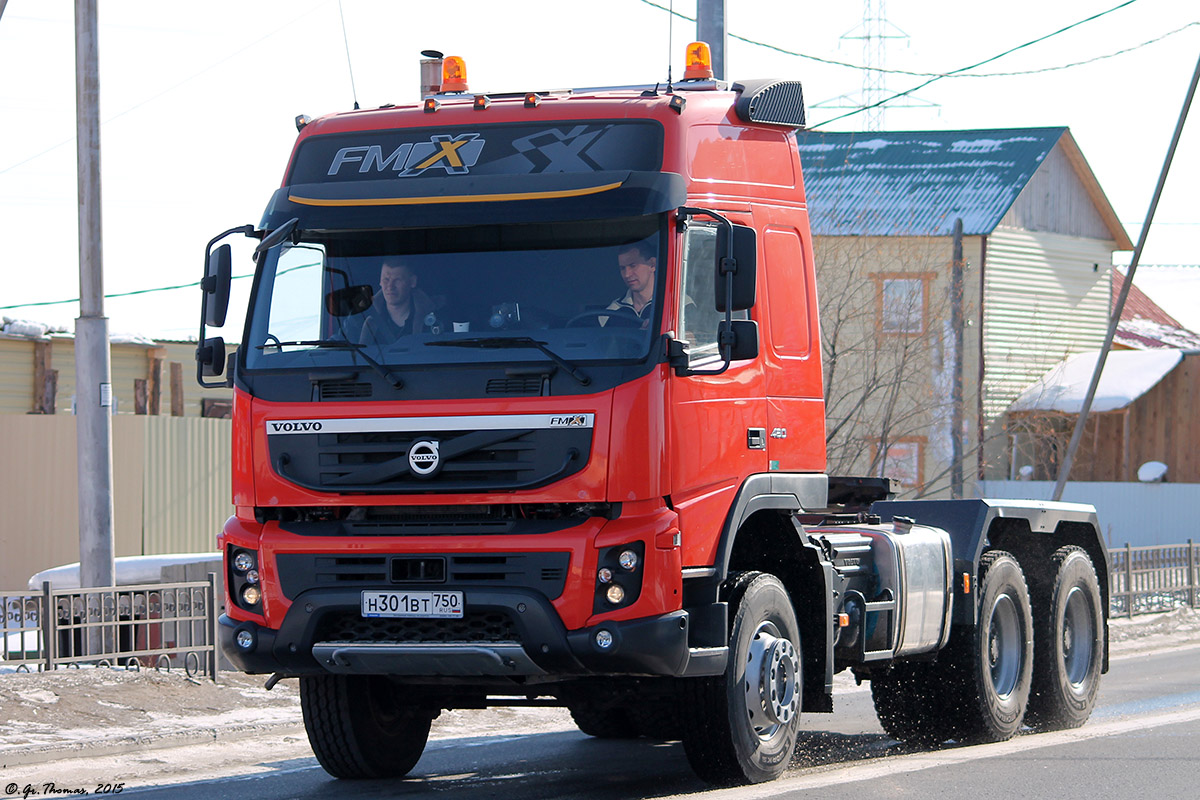 Московская область, № Н 301 ВТ 750 — Volvo ('2010) FMX.460 [X9P]
