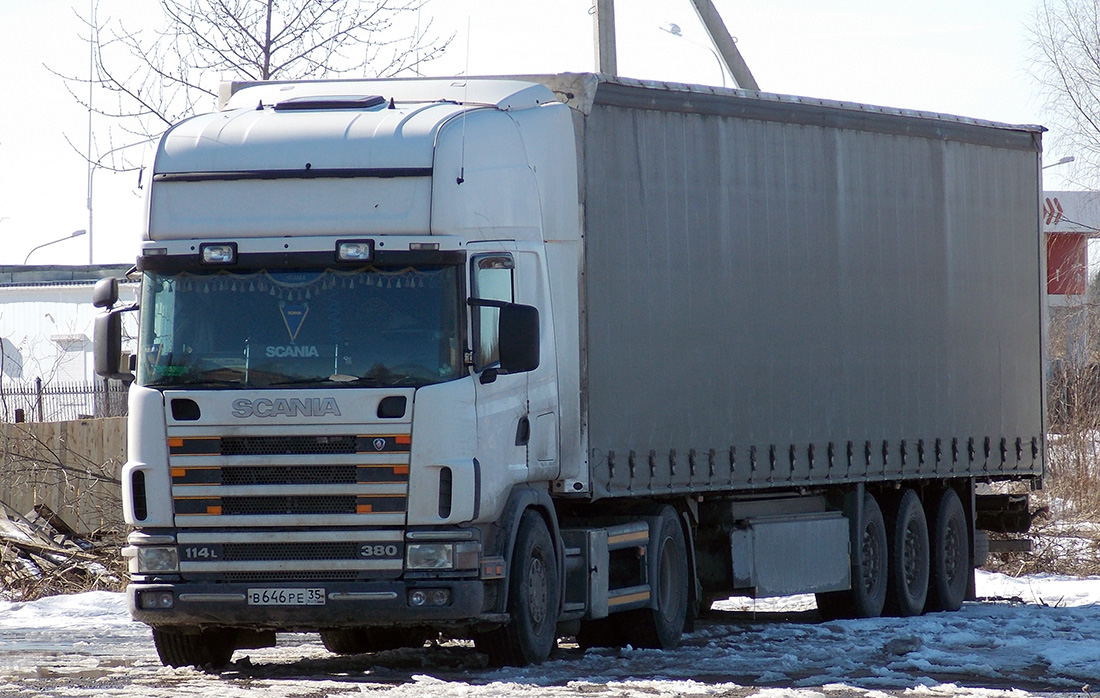 Вологодская область, № В 646 РЕ 35 — Scania ('1996) R114L