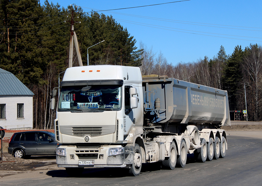 Рязанская область, № К 730 КВ 62 — Renault Premium Lander [X9P]