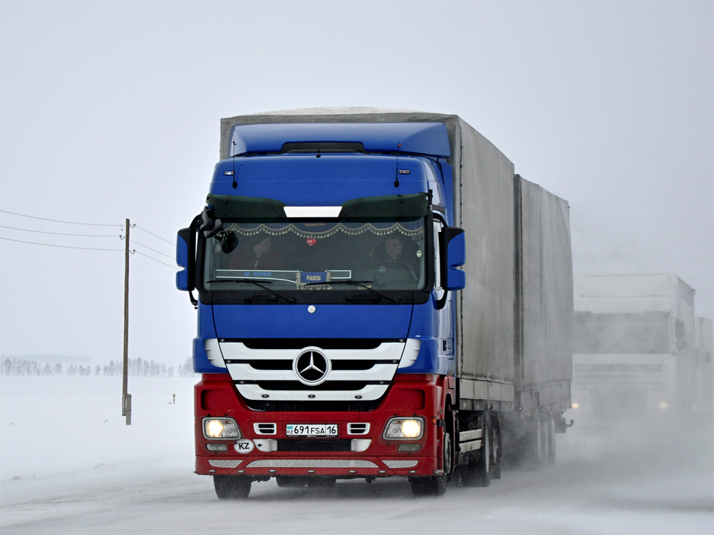 Восточно-Казахстанская область, № 691 FSA 16 — Mercedes-Benz Actros ('2003) 2541