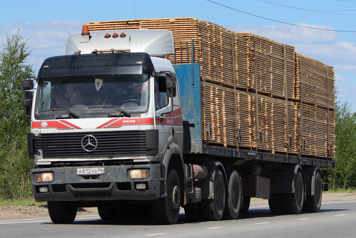 Ханты-Мансийский автоном.округ, № А 812 КВ 86 — Mercedes-Benz SK (общ. мод.)