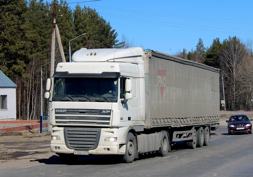 Смоленская область, № У 456 НА 67 — DAF XF105 FT