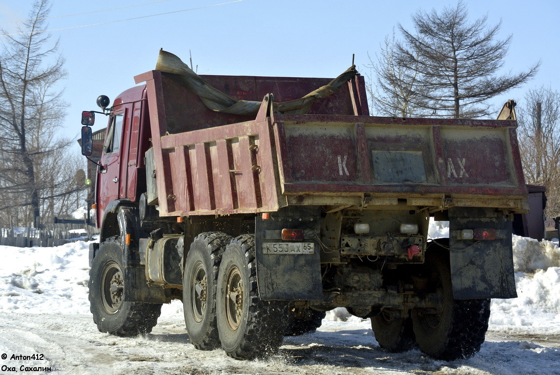 Сахалинская область, № К 553 АХ 65 — КамАЗ-43118-10 [43118K]