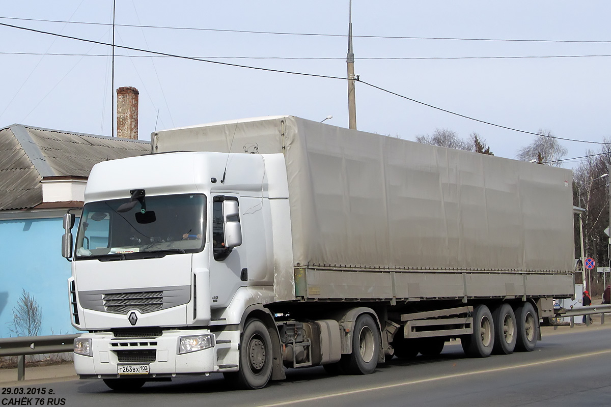 Башкортостан, № Т 263 ВХ 102 — Renault Premium ('2006)