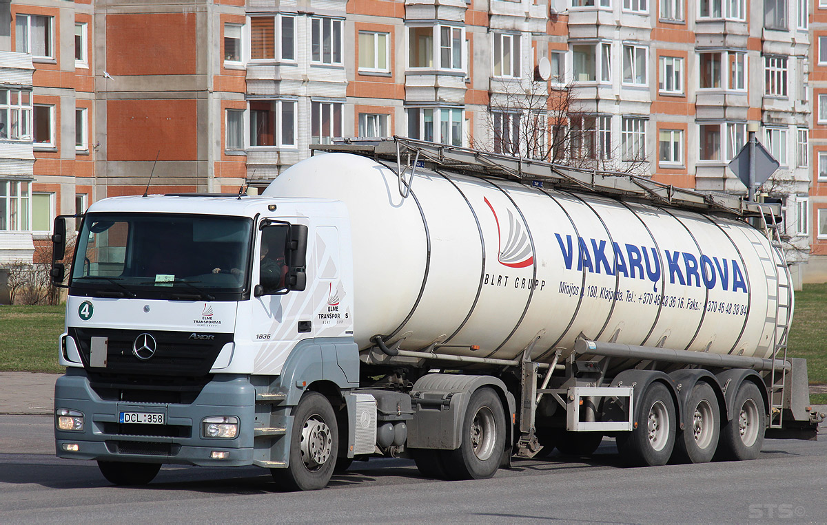 Литва, № DCL 358 — Mercedes-Benz Axor 1836